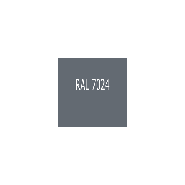 2m Ortgang 14x14cm  RAL 7024 graphitgrau