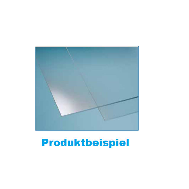 2mm Bastlerglas transparent polystyrol 50x50 o. 46x46cm
