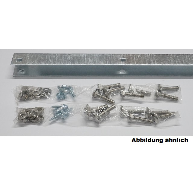 Zaunanschluß-Set / feuerverzinkt für Zaunhöhe 630 mm