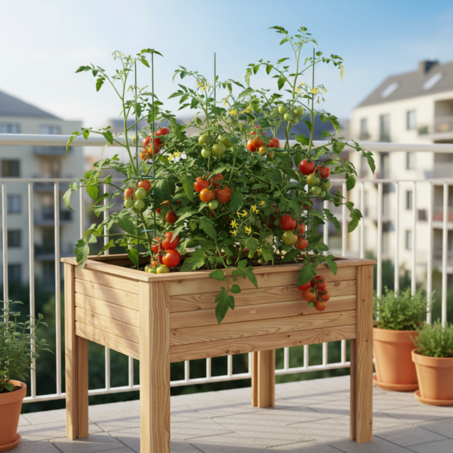 Hochbeet Lärche mit Boden