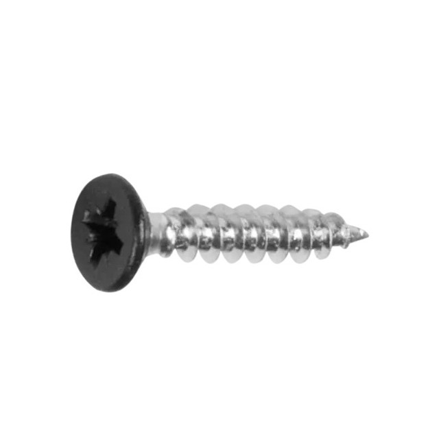 Holzschraube 4,5x25mm schwarz