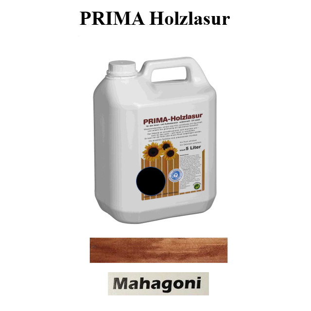PRIMA Holzlasur *Mahagoni* ~ 5 Liter Kanister