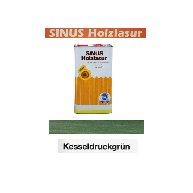 Sinus Holzlasur *Kesseldruckgrün* ~ 5 Liter Blechkanister