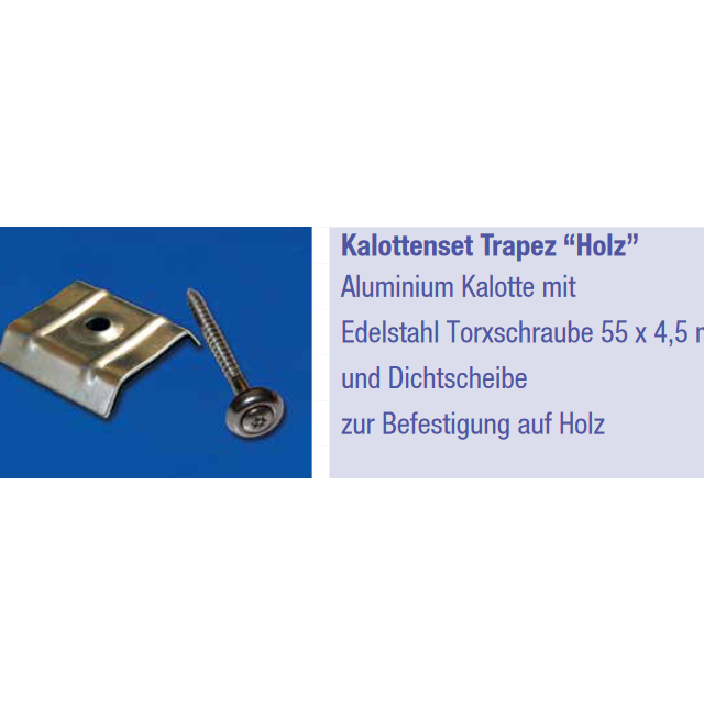 Kalottenset Trapez "Holz" ~ **20 Stück**