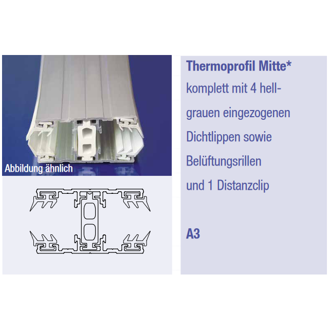 Thermoprofil Mitte // ST 16mm