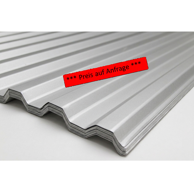 Profilblech TP 20/100 RAL 9006 - alu weiß über 500m²
