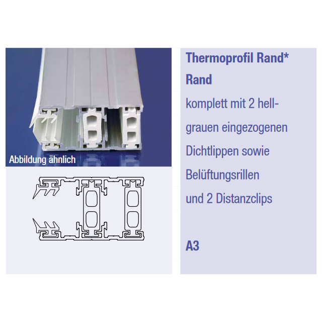 Thermoprofil Rand // ST 16mm