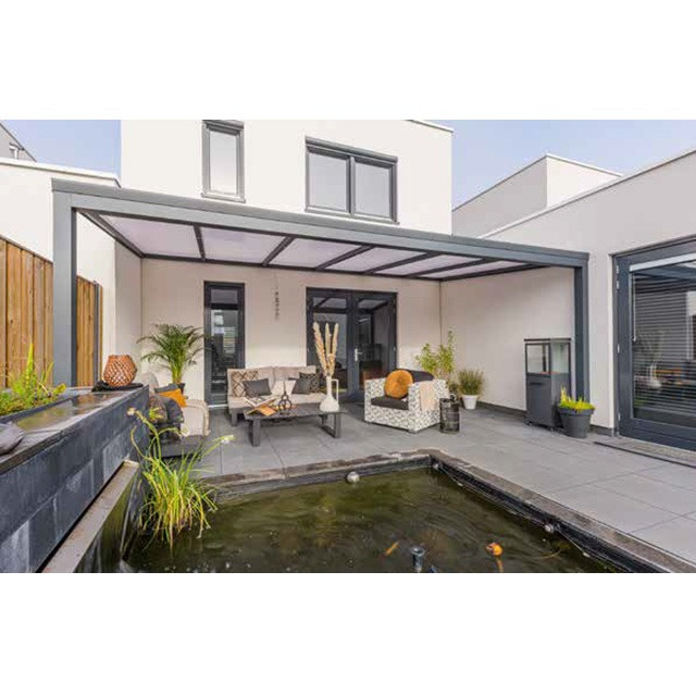 Alu Terrassenüberdachung Glas oder Hkpl 5x3m inkl. Lieferung und sockel ab