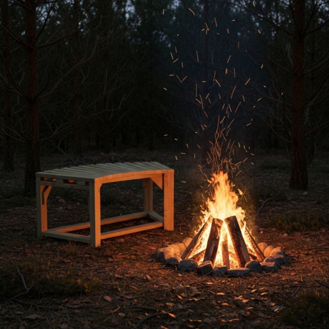 Halbbank / Gartenbank kdi