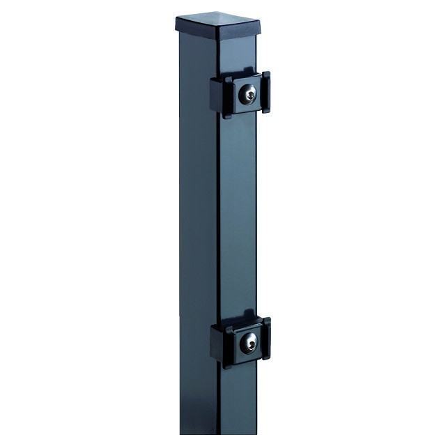 Basispfosten mit Klemmhalter 60x40x1300mm für 83er Zaunhöhe